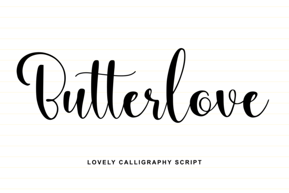 Butterlove Font - Featured Image