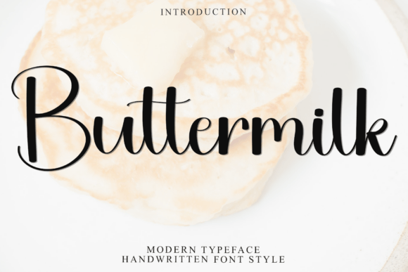 Buttermilk Font - Featured Image