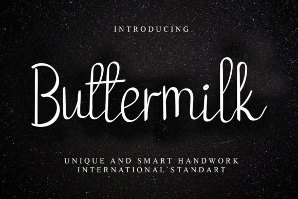 Buttermilk Font - Featured Image