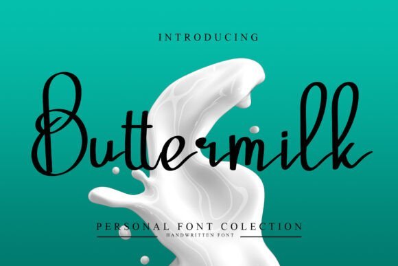 Buttermilk Font - Featured Image