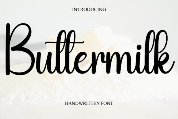 Buttermilk Font - Featured Image