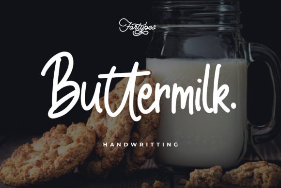 Buttermilk Font - Featured Image