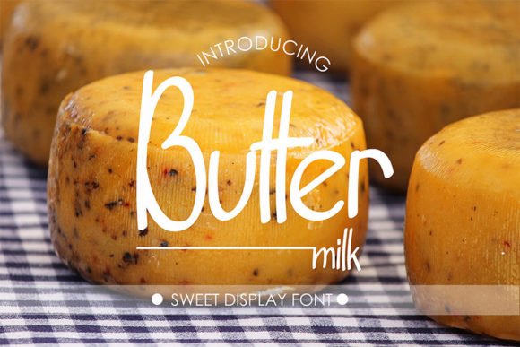 Buttermilk Font - Featured Image