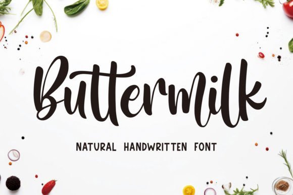 Buttermilk Font - Featured Image