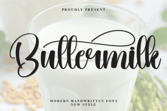 Buttermilk Font - Featured Image