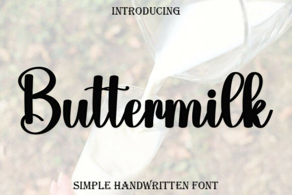 Buttermilk Font - Featured Image