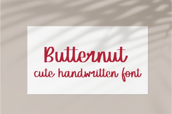 Butternut Font - Featured Image