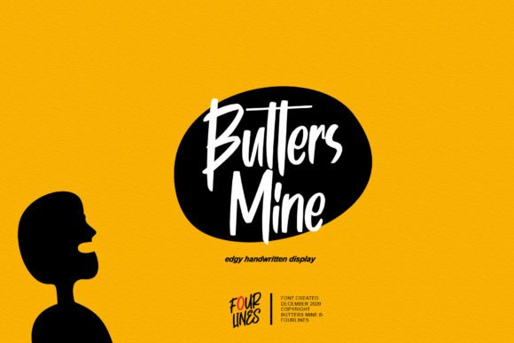 Butters Mine Font - Featured Image