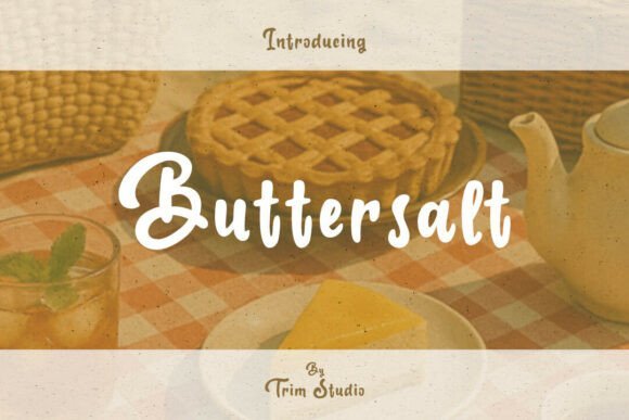 Buttersalt Font - Featured Image