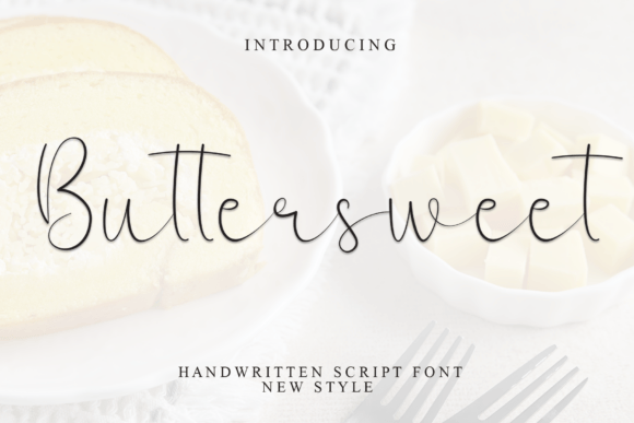 Buttersweet Font - Featured Image