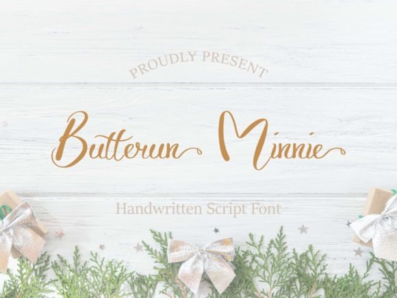 Butterun Minnie Font - Featured Image