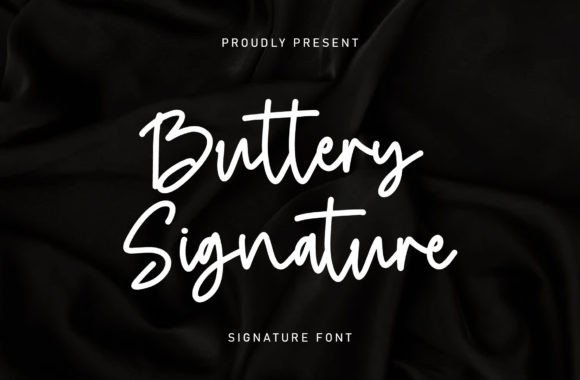 Buttery Signature Font - Featured Image