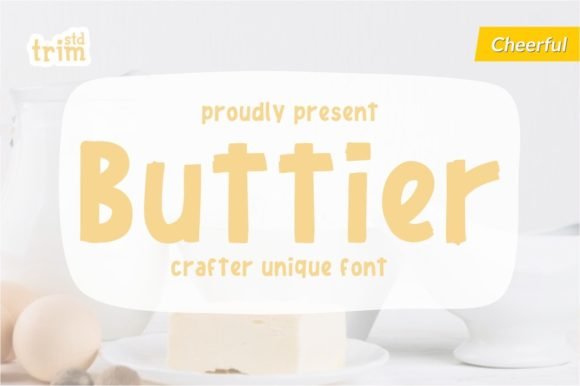 Buttier Font - Featured Image
