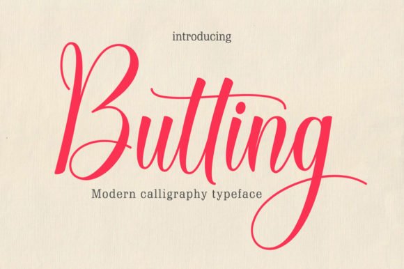 Butting Font - Featured Image