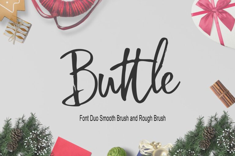 Buttle Font Duo Font - Featured Image