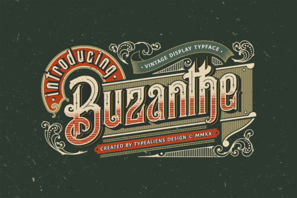 Buzanthe Font - Featured Image