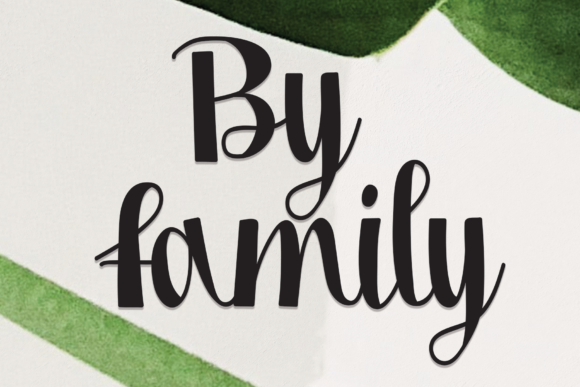By Family Font - Featured Image