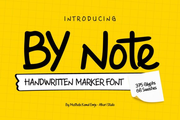 By Note Font - Featured Image