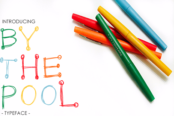 By the Pool Font - Featured Image