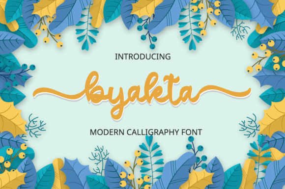 Byakta Font - Featured Image