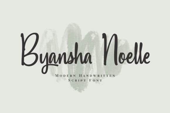 Byansha Noelle Font - Featured Image