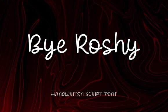 Bye Roshy Font - Featured Image