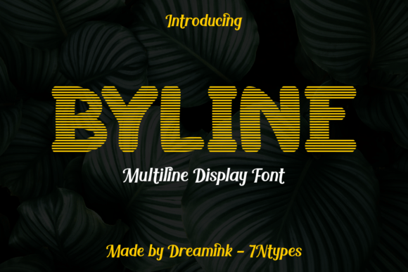 Byline Font - Featured Image