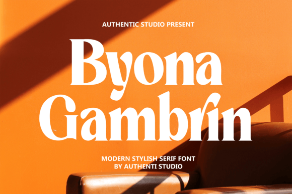 Byona Gambrin Font - Featured Image