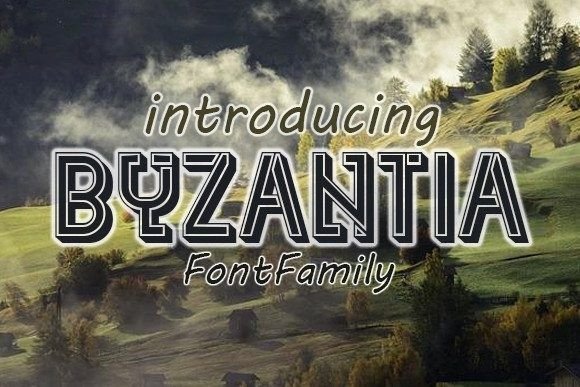 Byzantia Font - Featured Image