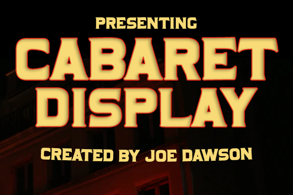 Cabaret Display Font - Featured Image