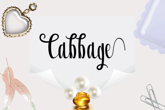 Cabbage Font - Featured Image