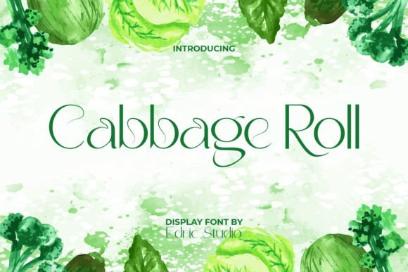 Cabbage Roll Font - Featured Image