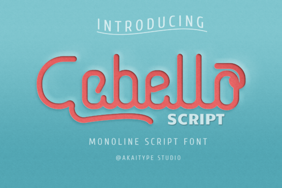 Cabello Script Font - Featured Image