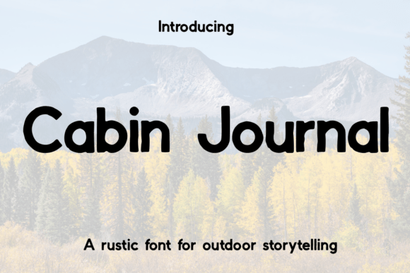Cabin Journal Font - Featured Image