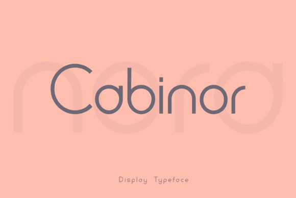 Cabinor Font - Featured Image