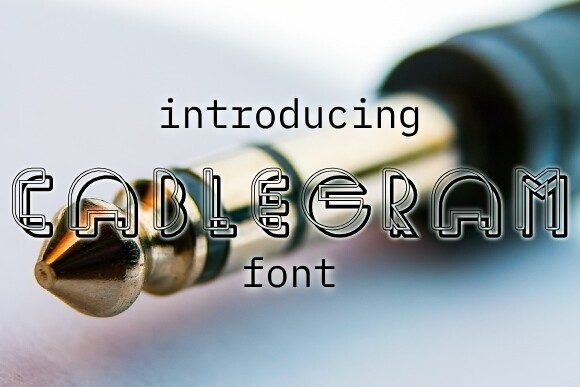 Cablegram Font - Featured Image