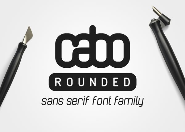 Cabo Rounded Family Font - Featured Image