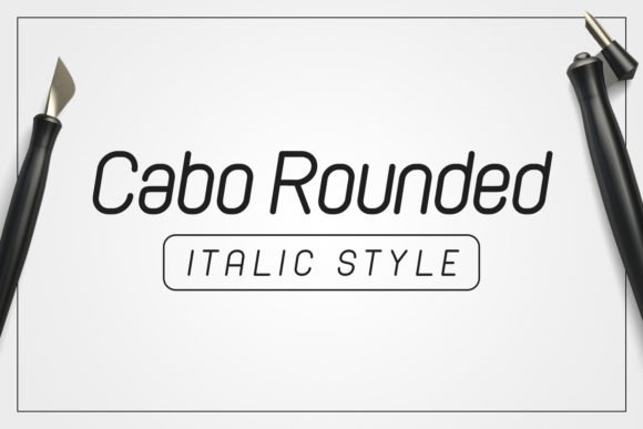 Cabo Rounded Italic Font - Featured Image