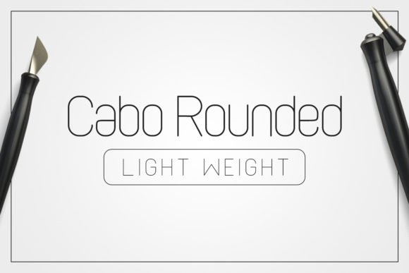 Cabo Rounded Light Font - Featured Image