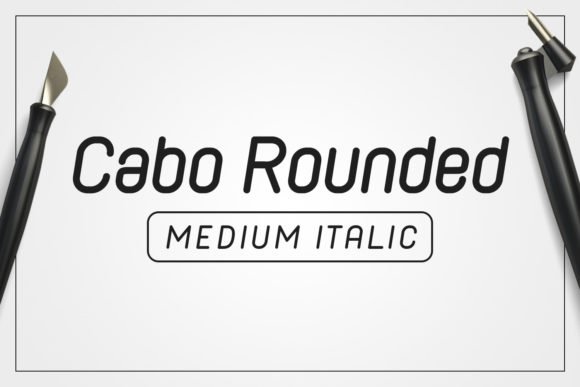 Cabo Rounded Medium Italic Font - Featured Image