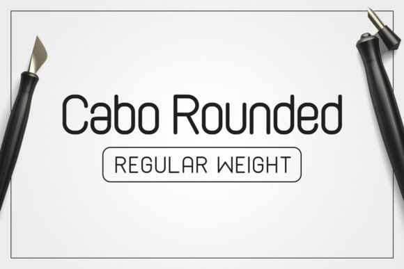 Cabo Rounded Regular Font - Featured Image