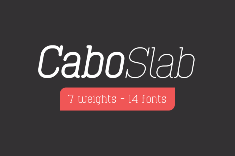 Cabo Slab Font - Featured Image