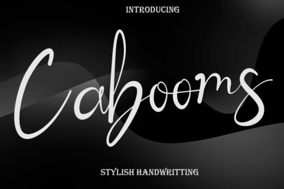 Cabooms Font - Featured Image