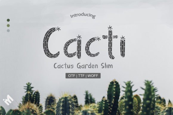 Cacti  Font - Featured Image