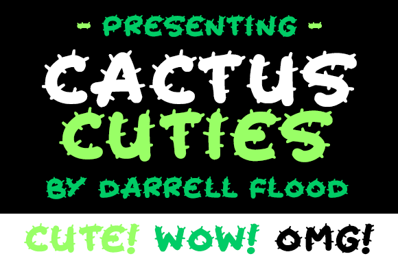 Cactus Cuties Font - Featured Image