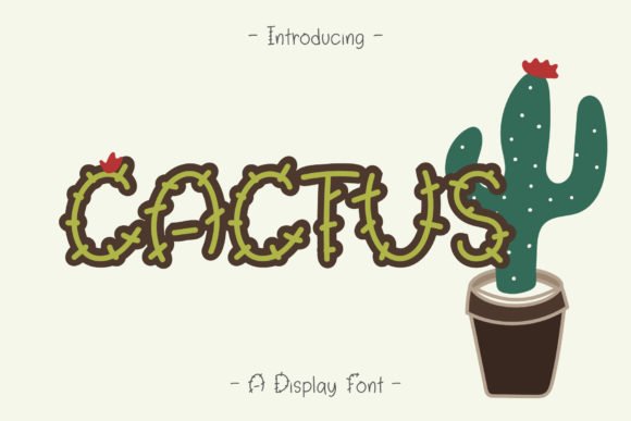 Cactus Font - Featured Image