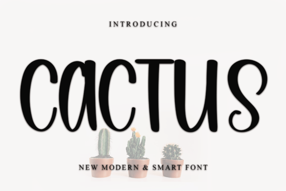Cactus Font - Featured Image