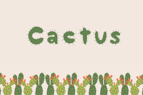 Cactus Font - Featured Image