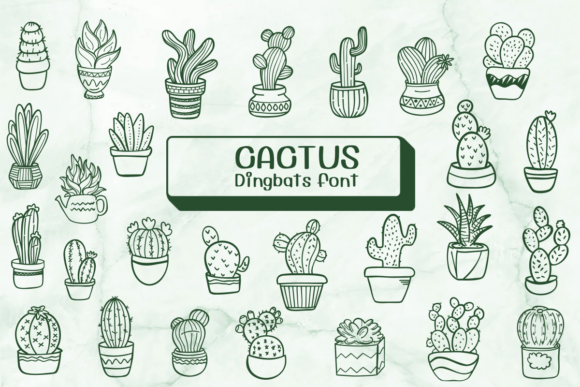 Cactus Font - Featured Image