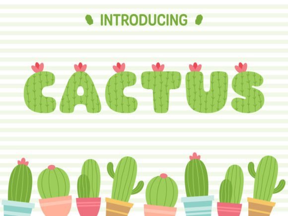 Cactus Font - Featured Image